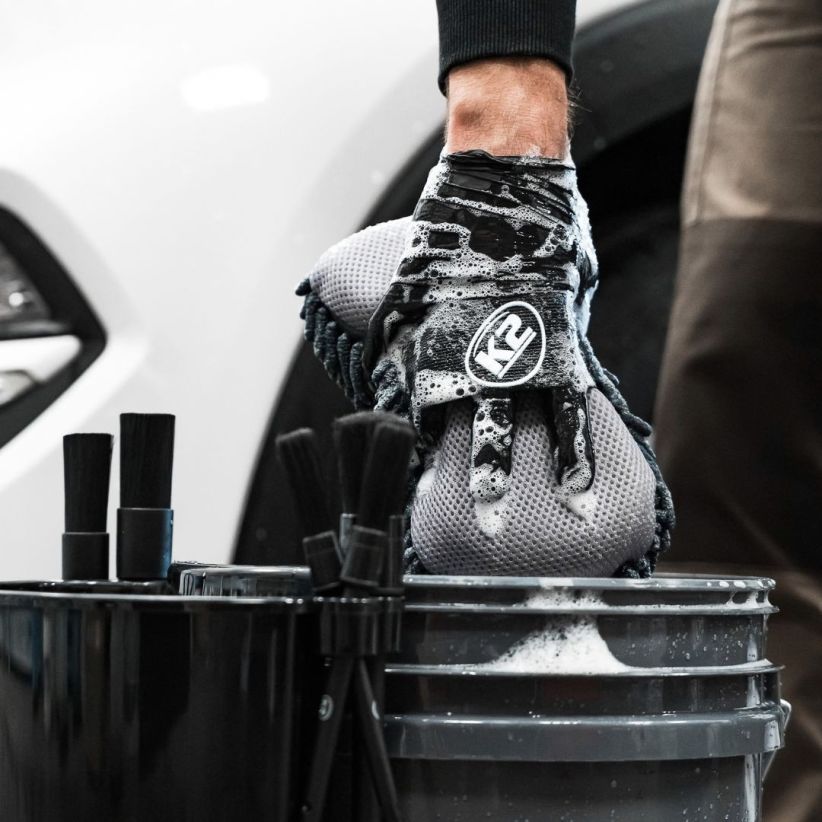 M463 K2 WASH DUO PRO 2w1 gąbka XL z mikrofibry
