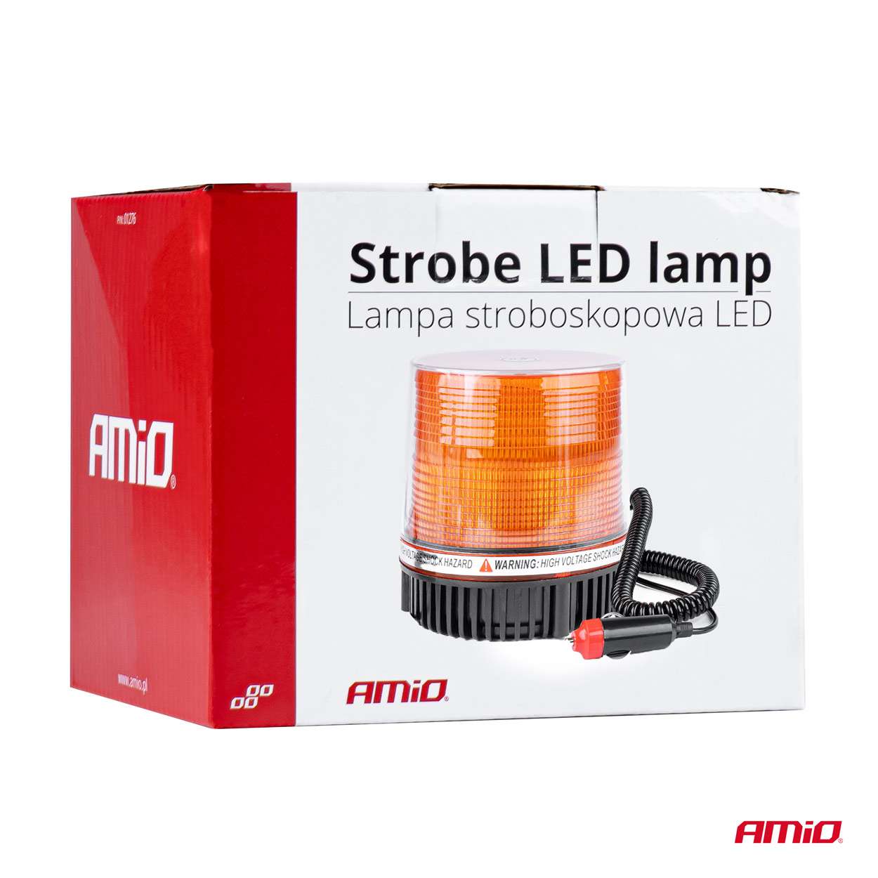01277 Lampa ostrzegawcza błyskowa stroboskopowa kogut LED 24V 