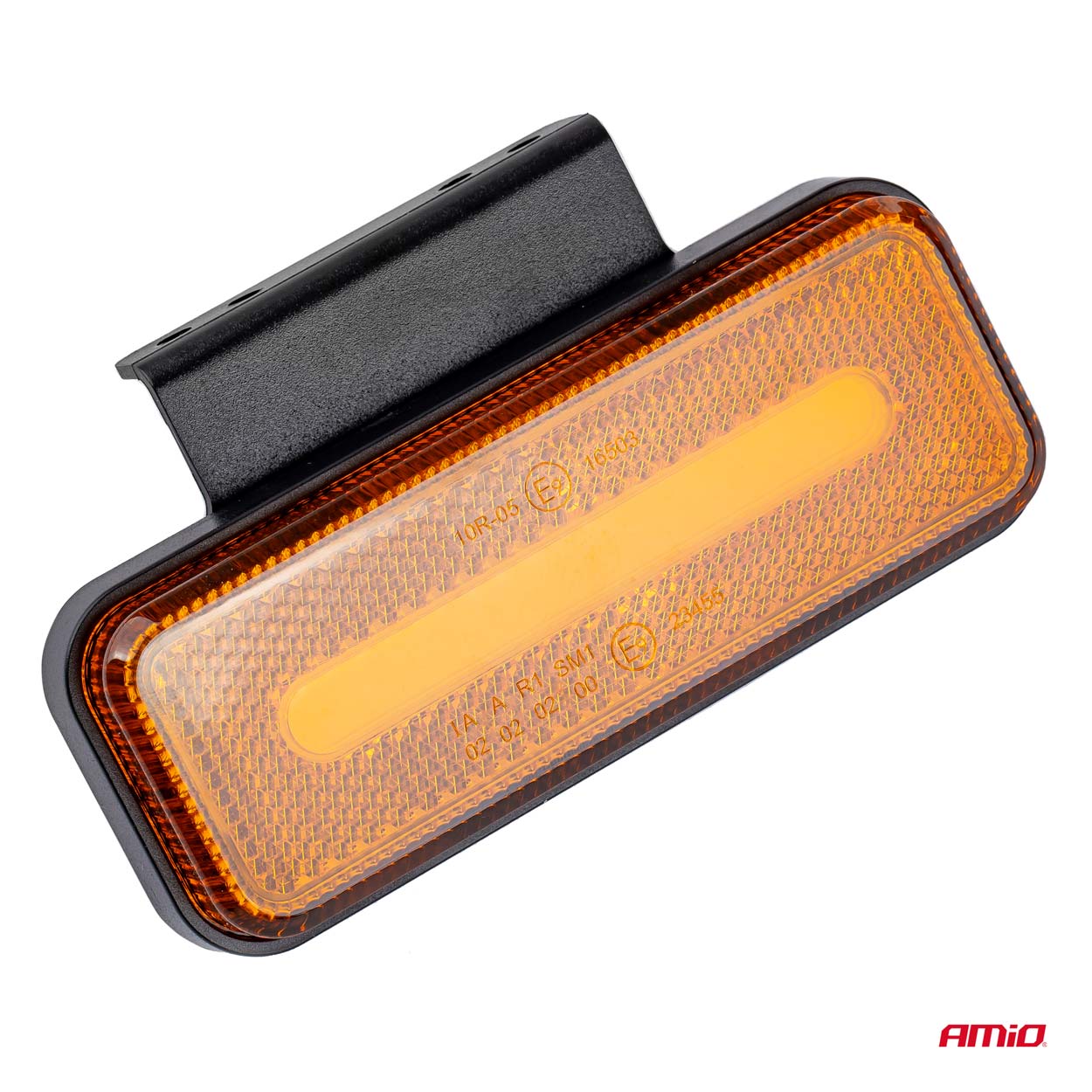 02376 Lampa obrysowa LED OM-02-O prostokątna pomarańczowa 