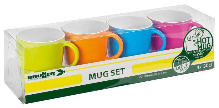 Kubki z melaminy - Mug Set ABS Spectrum Brunner