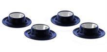 Kieliszki na jajka Navy Blue - Gimex