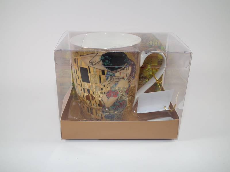 Kubek z łyżeczką 388-7000 320ml Klimt
