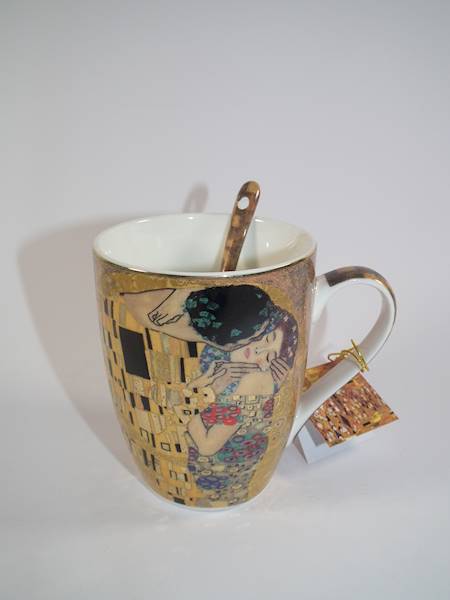 Kubek z łyżeczką 388-7000 320ml Klimt