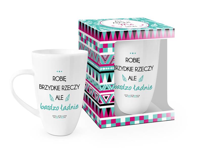 Kubek baryłka 400 ml brzydkie rzeczy