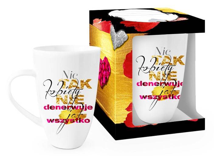 Kubek baryłka 400ml-kobiety denerwuje wszystko