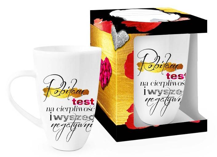 Kubek baryłka 400ml-test na cierpliwość