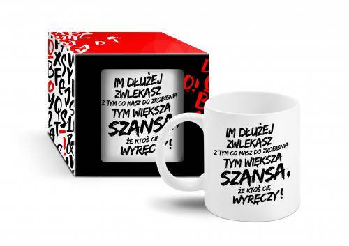 Kubek boss 300ml-im dłużej zwlekasz tym większa