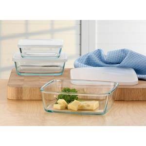 Miska kwadratowa z pokrywką 18cm 1,0L Simax