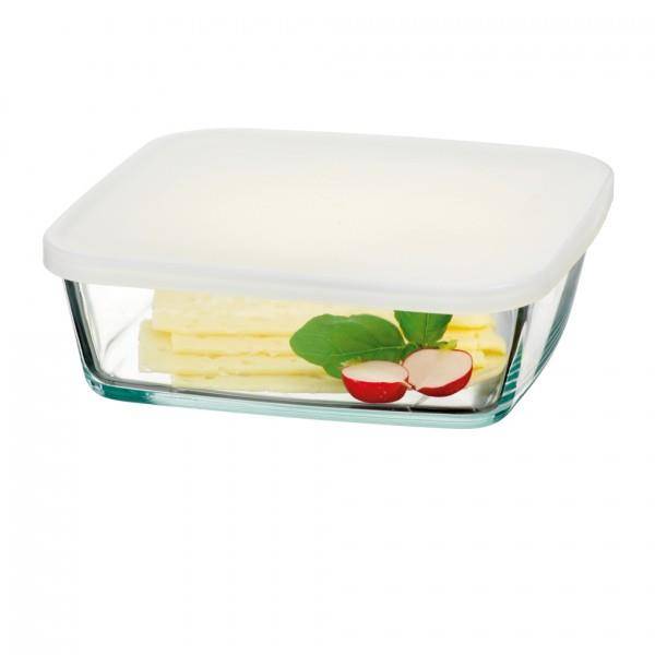 Miska kwadratowa z pokrywką 18cm 1,0L Simax