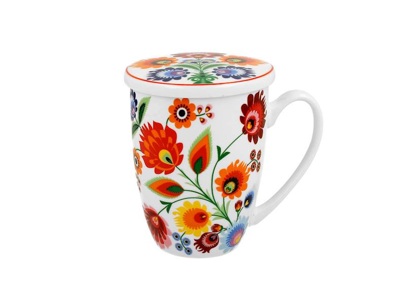 Kubek z zaparzaczem 400ml ŁOWICZ