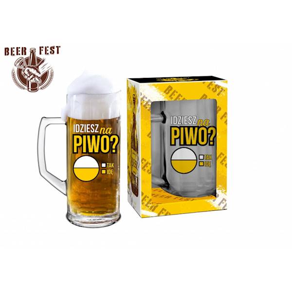 Kufel do piwa 500ml-idziesz na piwo?