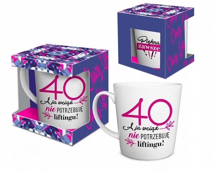 Kubek NBC matowy 480ml-40 crazy girl