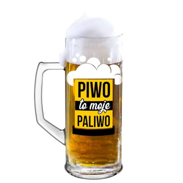 Kufel do piwa 500ml-piwo to moje paliwo