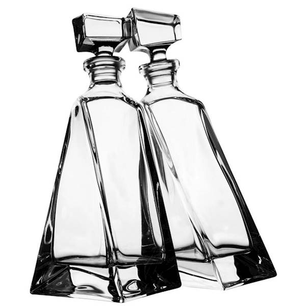 Zestaw 2 karafek do whisky Lovers 500ml Bohemia