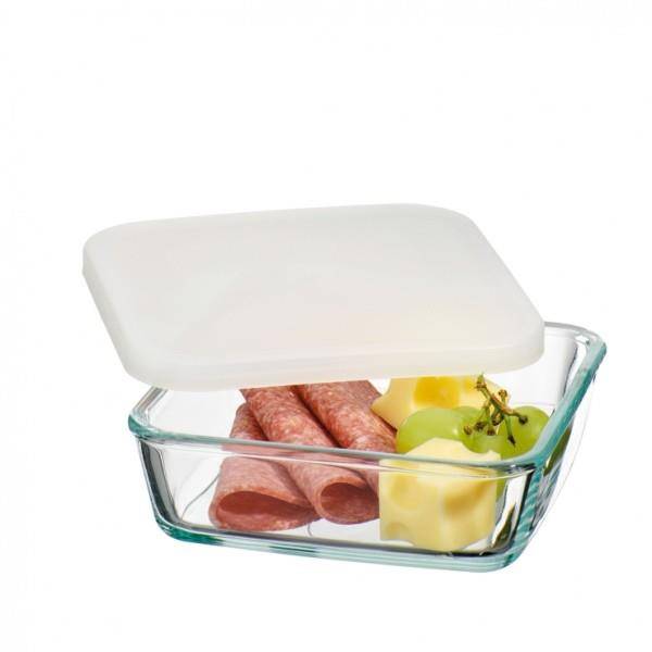 Miska kwadratowa z pokrywką 21cm 1,7L Simax