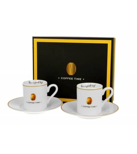 2 filiżanki espresso zs spodkami COFFE TIME 2