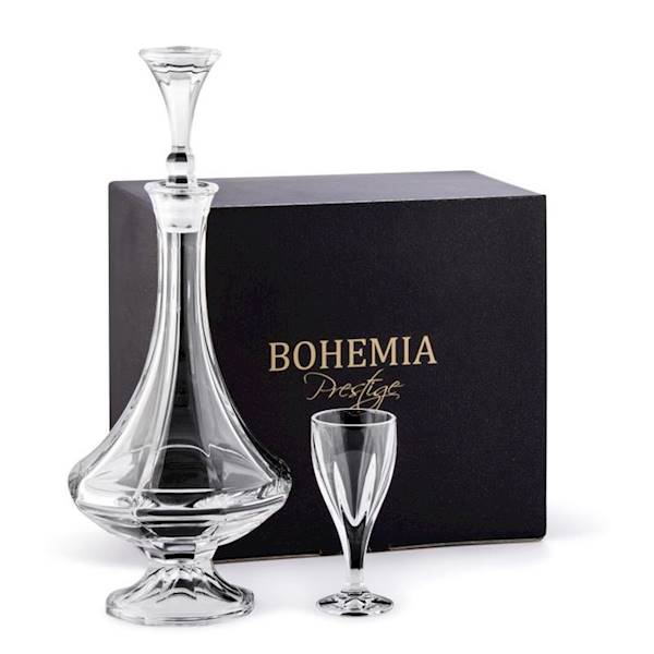 Zestaw do likieru 1+6 Queen Prestige Bohemia