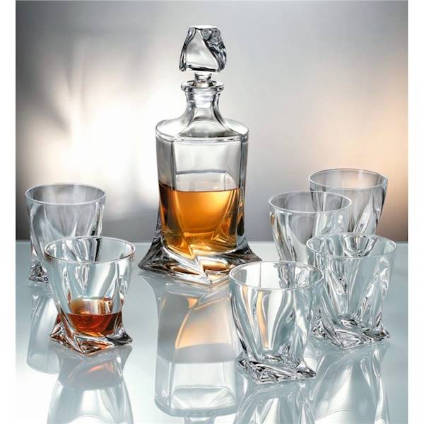 Zestaw do whisky Quadro Bohemia