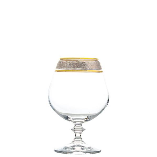 Komplet 6 kieliszków Angela 400ml złoto platyna