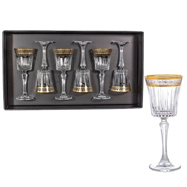 Kieliszek 230ml Prestige Dorato kpl.6szt