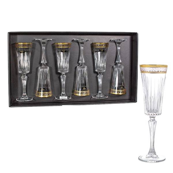 Kieliszek 210ml Prestige Dorato kpl.6szt