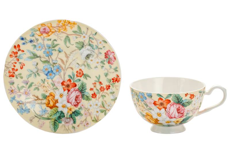 Filiżanka + spodek 115-5302 185ml Bone China
