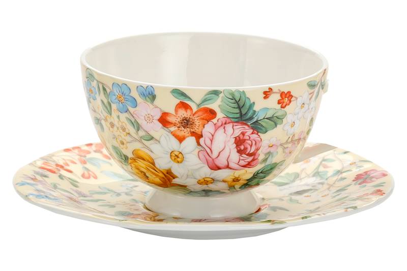Filiżanka + spodek 115-5302 185ml Bone China