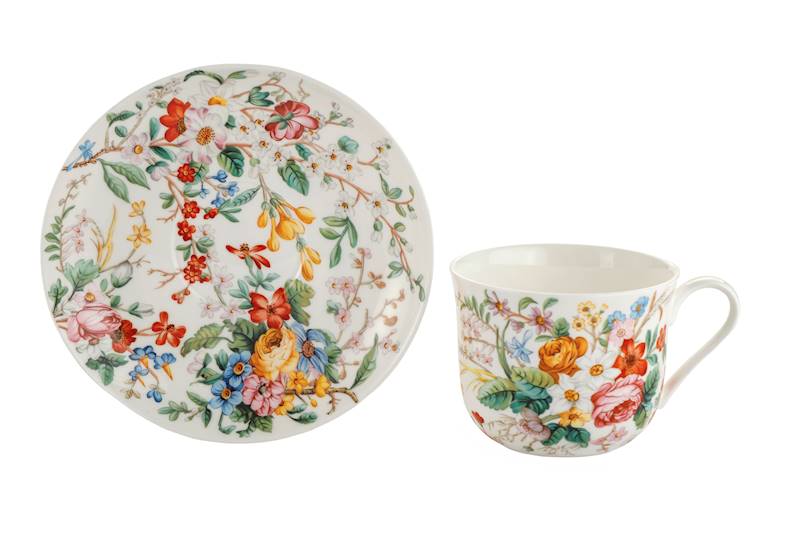 Filiżanka + spodek 370ml. Bone China