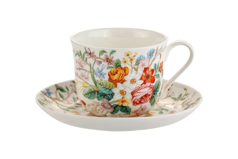 Filiżanka + spodek 370ml. Bone China