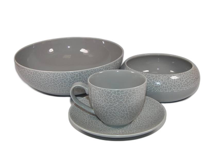 Zestaw obiadowy 6/33 Combi Zina Grey Day