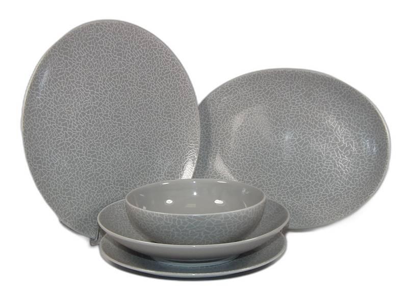 Zestaw obiadowy 6/33 Combi Zina Grey Day