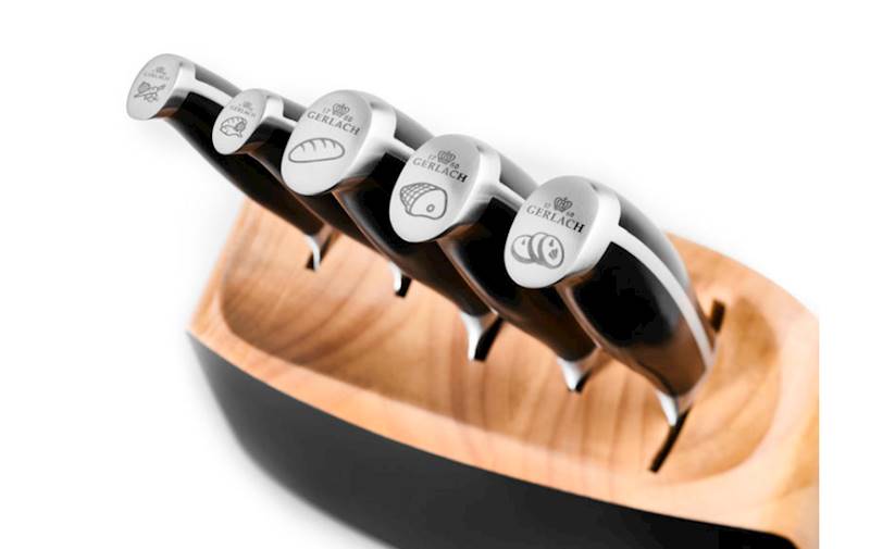 Kpl. 5szt noży kuchennych w bloku Loft Gerlach