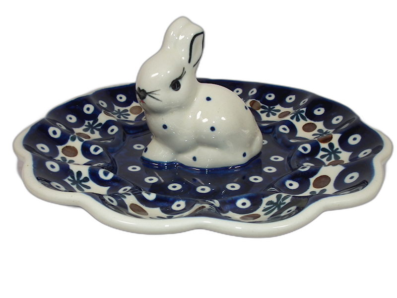 Talerz na jajka z zającem K2