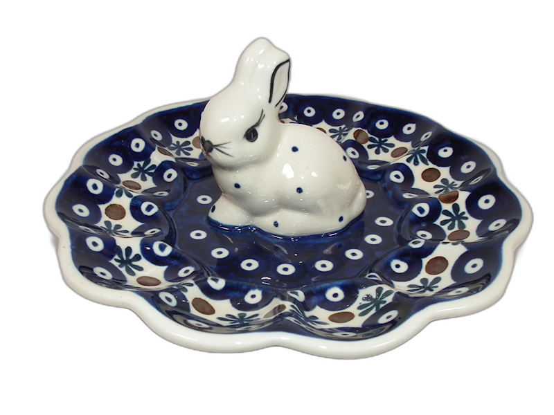 Talerz na jajka z zającem K2