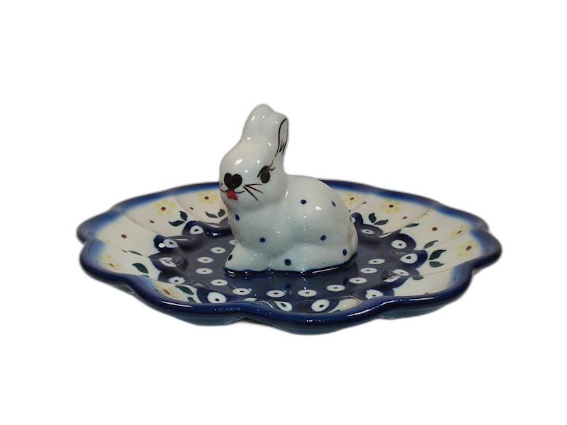 Talerz na jajka z zającem K6