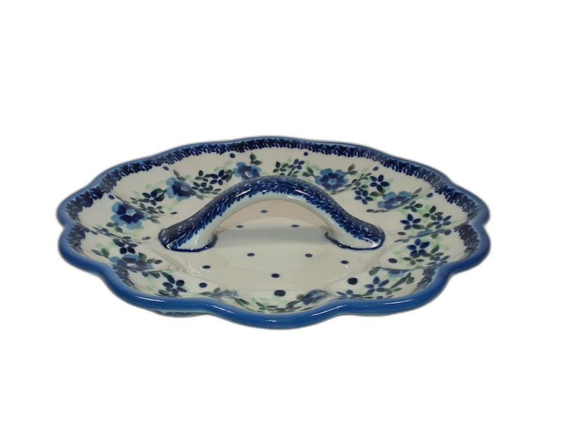 Talerz na jajka z rączką U20