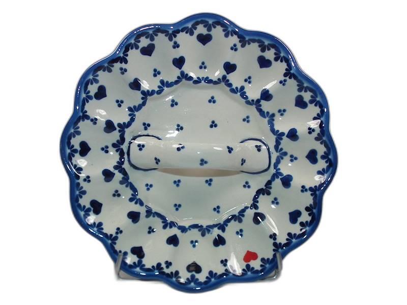 Talerz na jajka z rączką U15