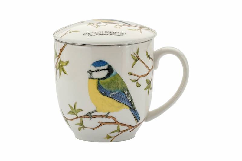 Kubek z zaparzaczem 167-5005 sikora modraszka