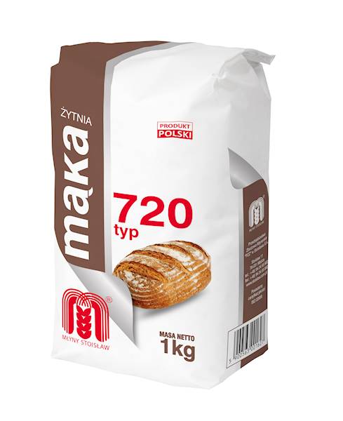 Mąka Żytnia  Typ 720 1 kg.
