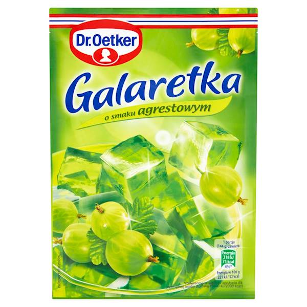 Dr. Oetker Galaretka o smaku Agrestowym 72 g