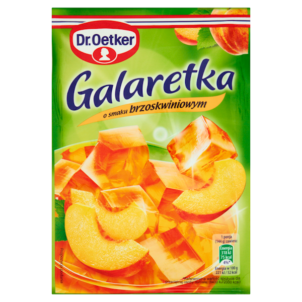 Dr. Oetker Galaretka o smaku Brzoskwiniowym 72 g