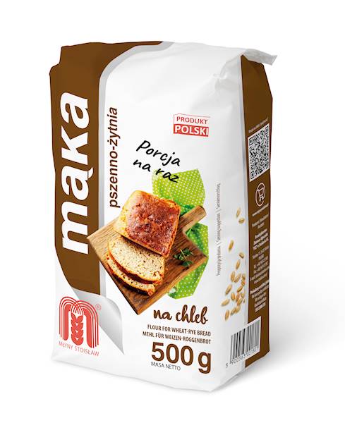 Mąka na chleb Pszenno-Żytnia 0,5 kg