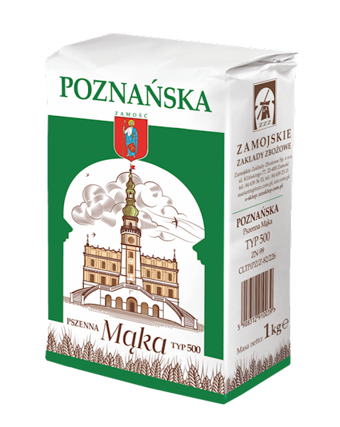 Mąka pszenna Poznańska typ 500 1kg