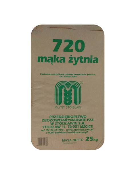 Mąka Żytnia TYP  720  25 kg.