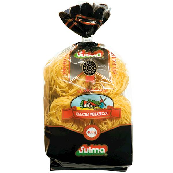 Makaron Sulma Gniazda Wstążeczki 400 g.