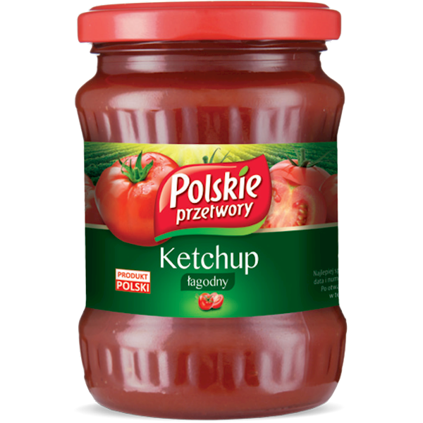 Ketchup  Łagodny Słoje 380 g
