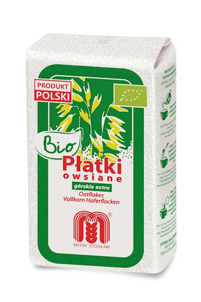Płatki  Owsiane Górskie Ekstra BIO  0,5 kg 