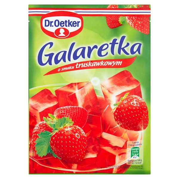 Dr. Oetker Galaretka o smaku Truskawkowym 72 g