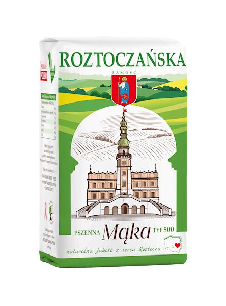 Mąka pszenna Roztoczańska typ 500 1kg