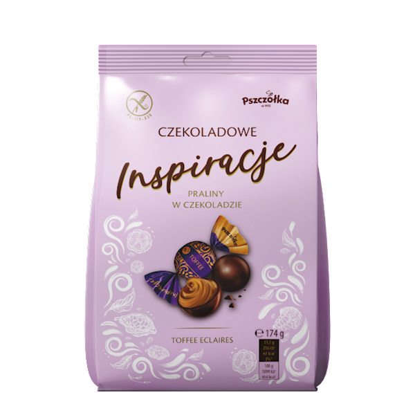 Czekoladowe Inspiracje Toffee Eclaires 174g